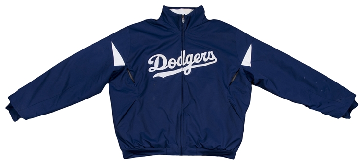 2013 Clayton Kershaw Postseason Game Issued Los Angeles Dodgers Jacket (MLB Authenticated)